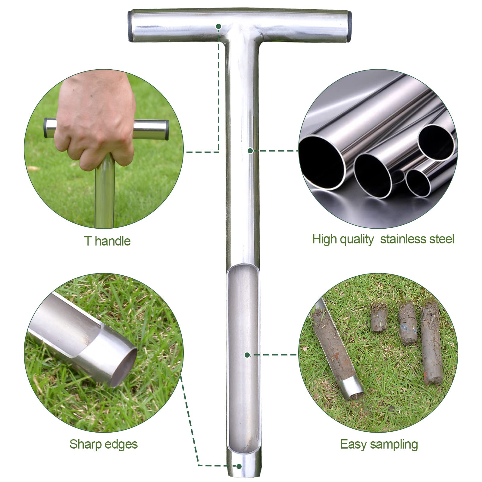 Lichtund stainless steel construction resists rust for long-term use.