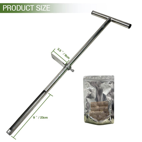 Lichtund stainless steel core sampler demonstrates durability and rust resistance.
