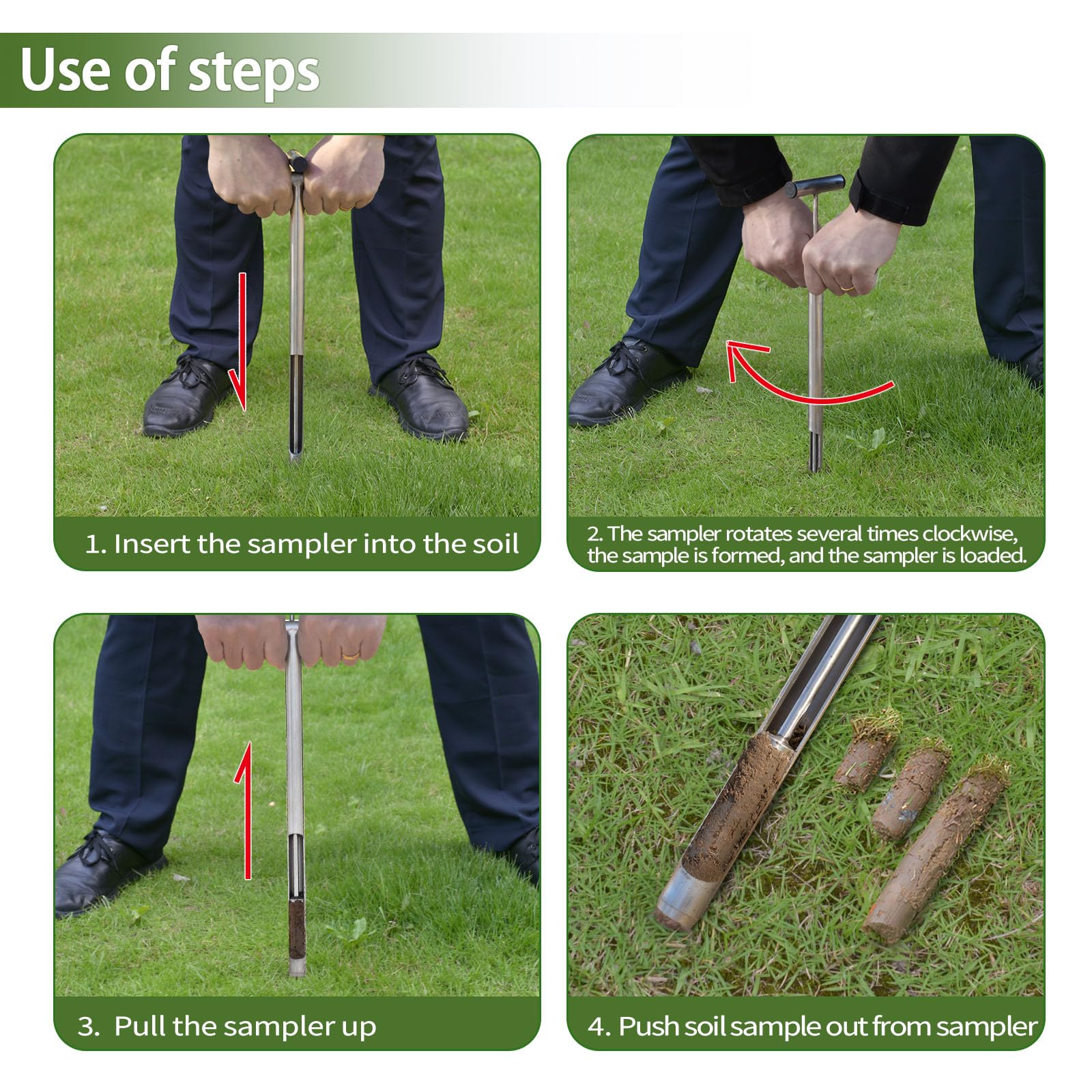 Stainless steel Lichtund soil probe ready for rugged outdoor use