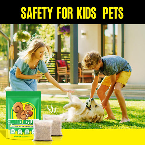 Lickoon Attic Squirrel Deterrent helps keep wires and stored items safe.