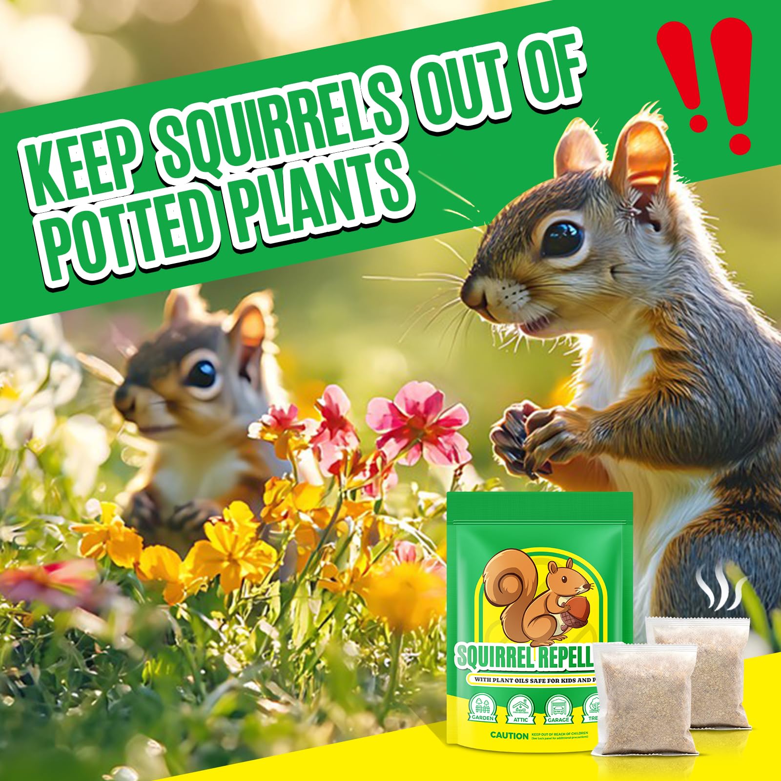 Lickoon Natural Plant-Oil Formula provides a safe, scent-based deterrent around plants.