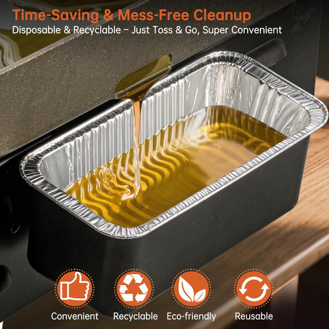 Disposable Lideropa liners simplify cleanup after outdoor grilling sessions.