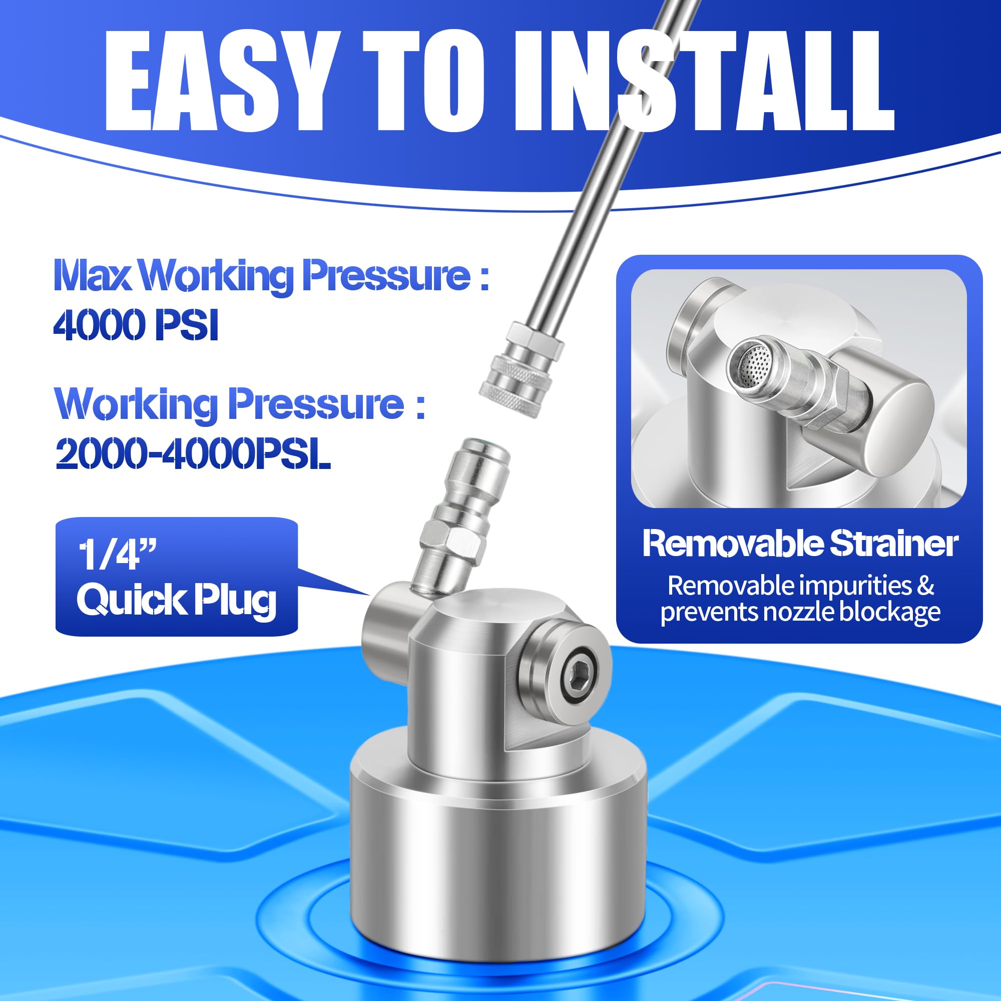 LidoDola dual-nozzle design speeds up cleaning large flat areas.