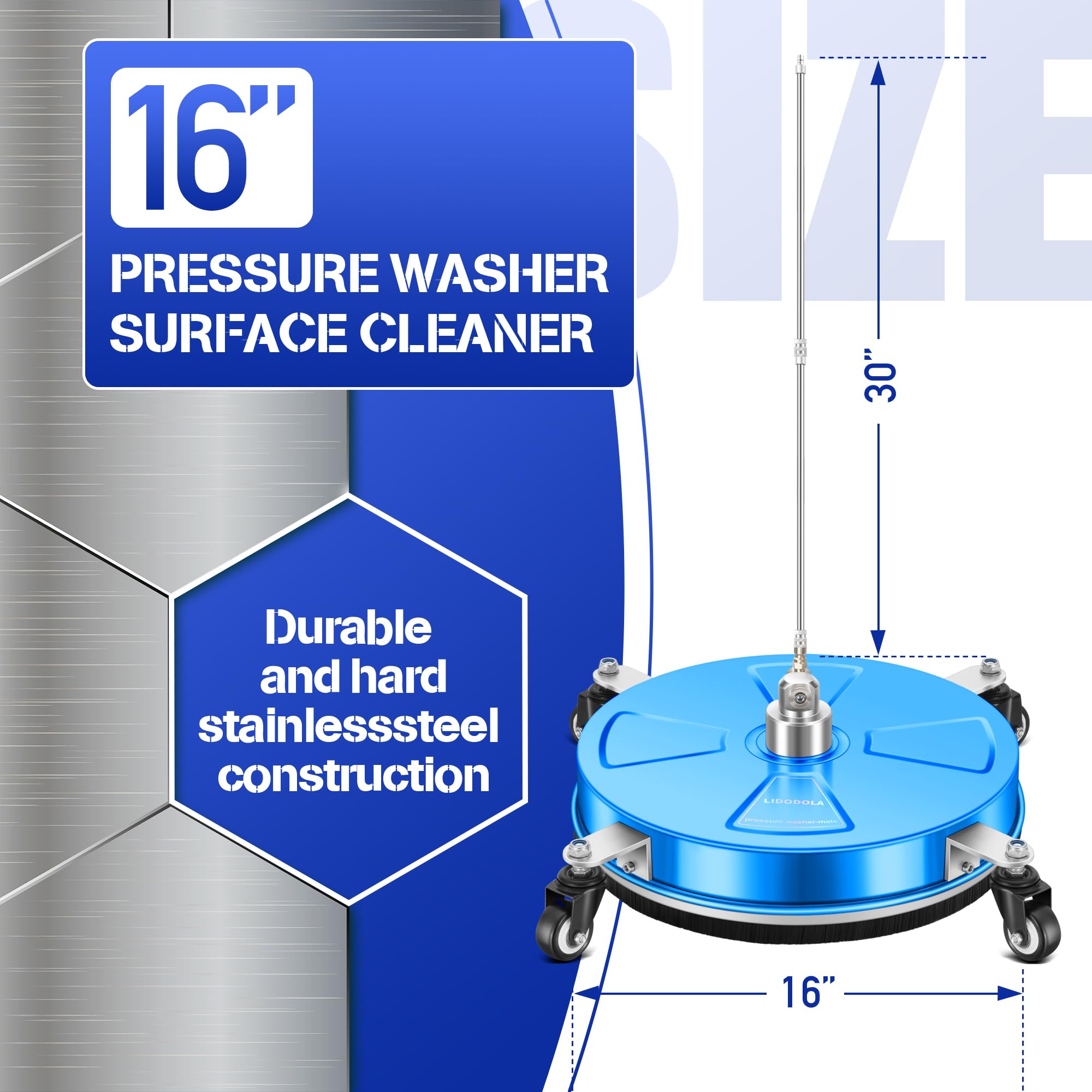 LidoDola splash-free skirt minimizes overspray around plants and walkways.