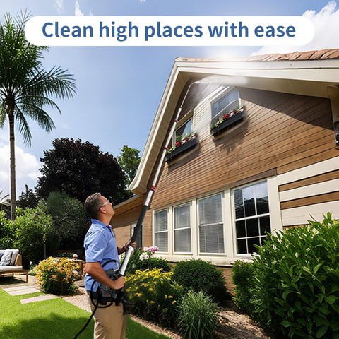 LidoDola 3/8in quick-connect ensures drip-free hose compatibility.