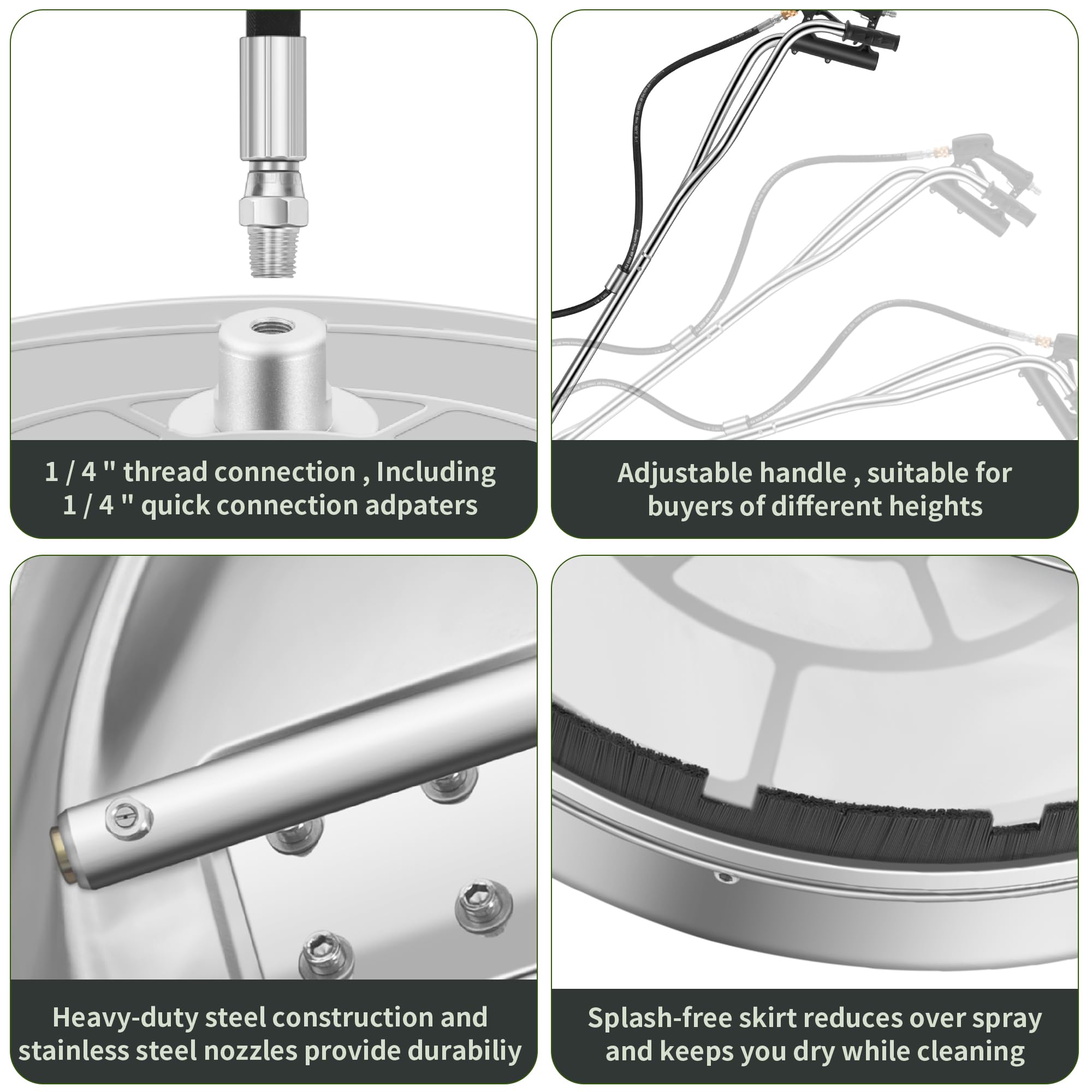 Lidodola PWS 24 quick-connect assembly enables fast setup.