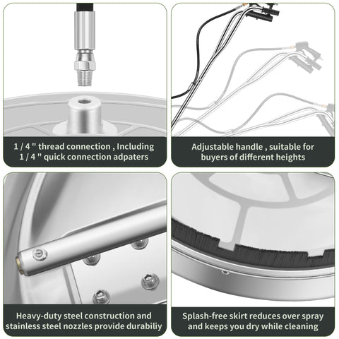 Lidodola PWS 24 quick-connect assembly enables fast setup.