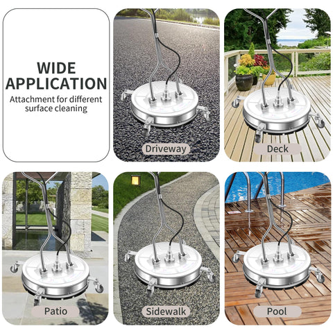 Lidodola PWS 24 wide cleaning area shown on driveway.