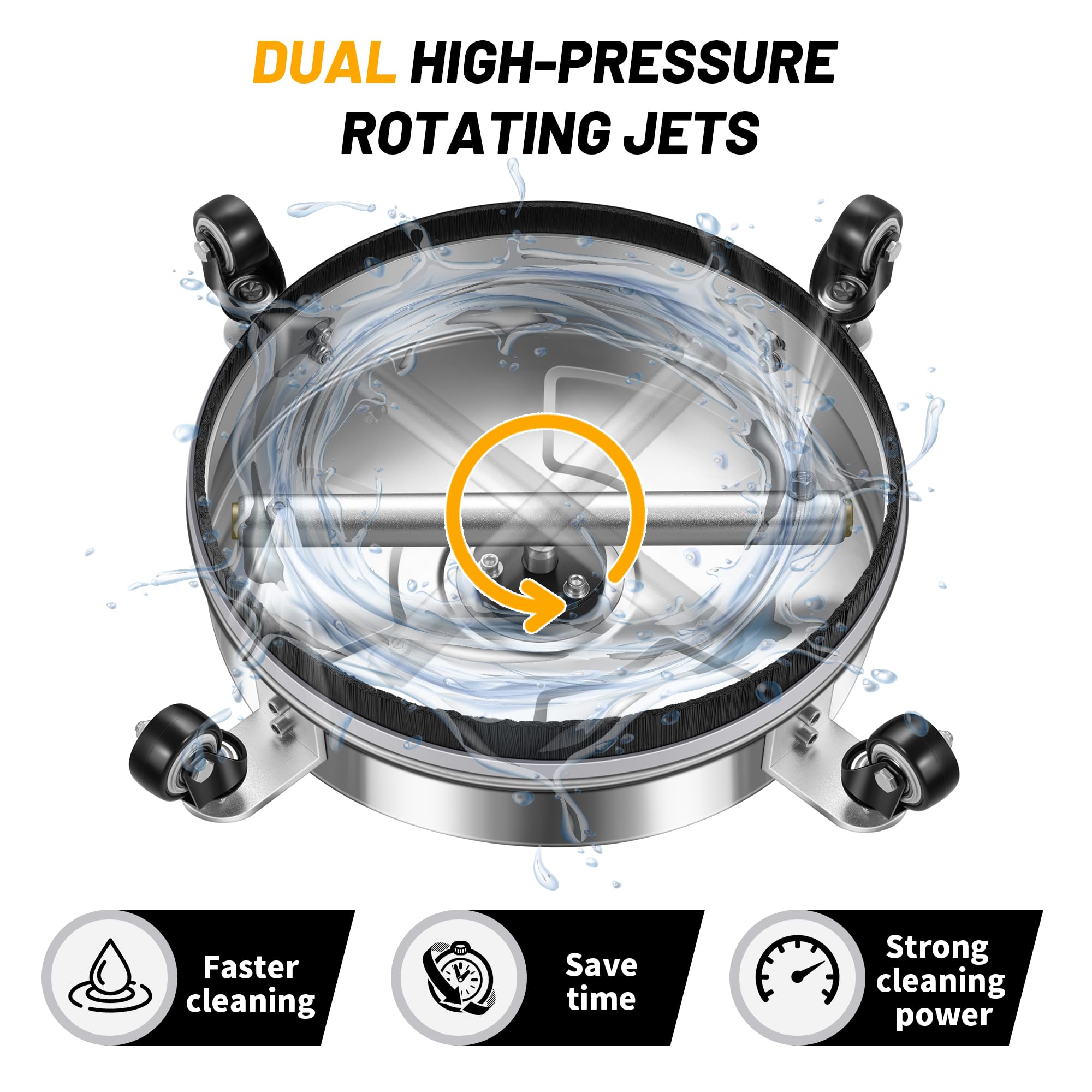 LidoDola PWS14 nozzles and extension wands for flexible reach