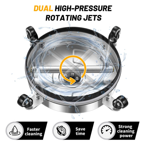 LidoDola PWS14 nozzles and extension wands for flexible reach