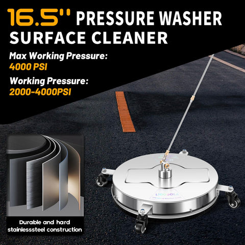 Lidodola PWS16.5 stainless steel body for durable outdoor cleaning