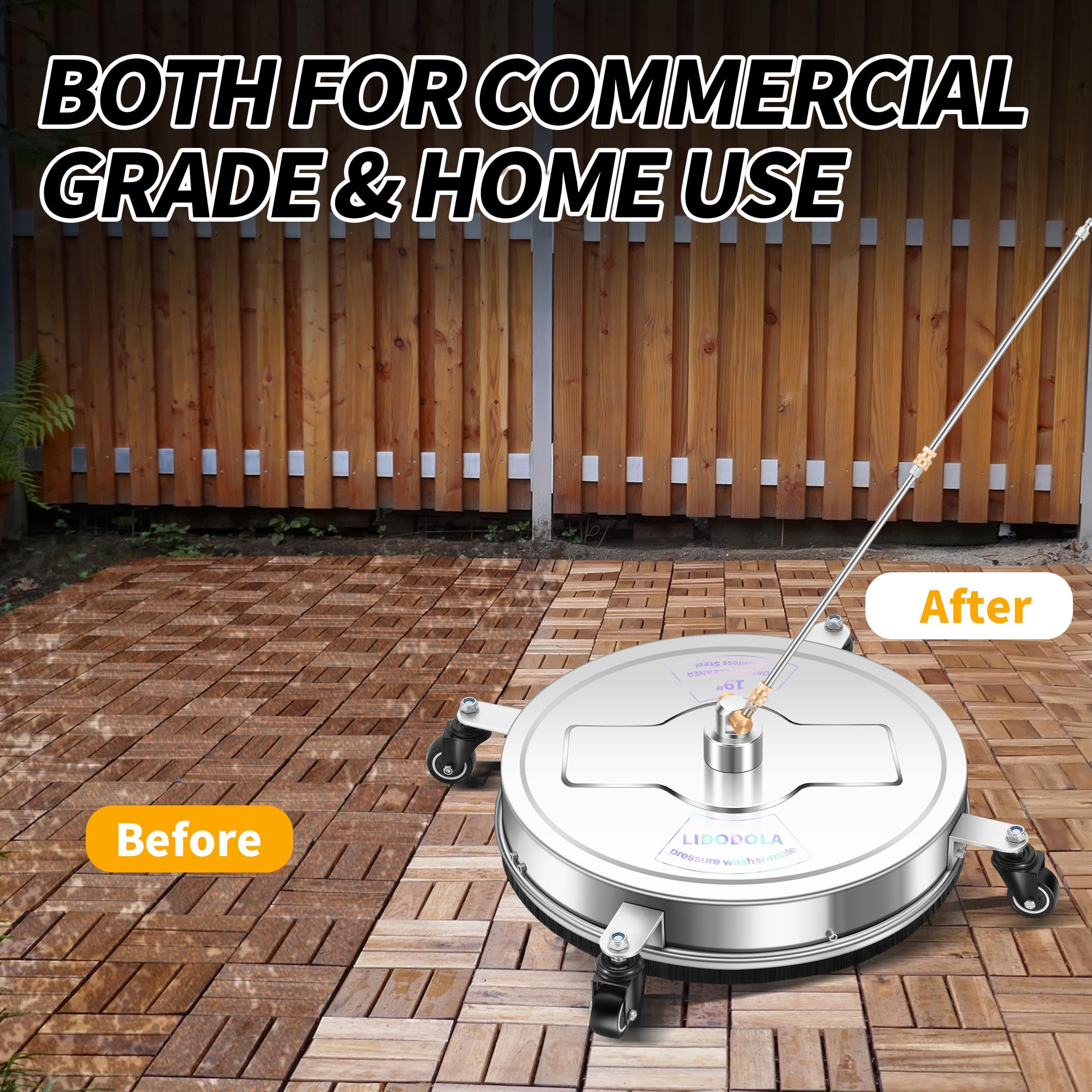 Lidodola 1/4-inch quick-connect for easy attachment.