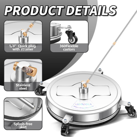 LidoDola stainless-steel body resists wear for long-lasting professional-grade performance.