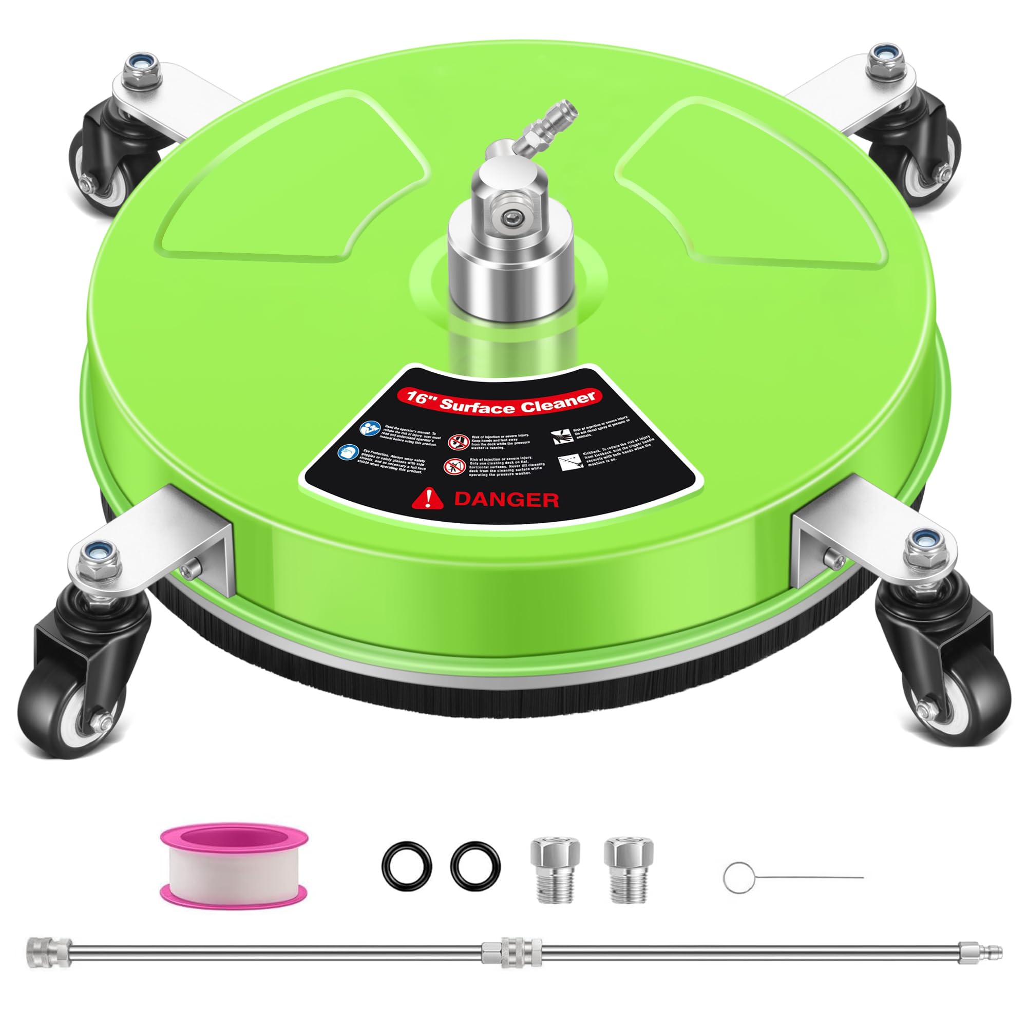 LidoDola surface cleaner with stainless steel body for durable, professional-grade cleaning.