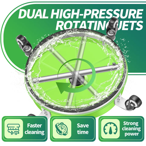 LidoDola splash-free skirt minimizes overspray for cleaner surroundings.