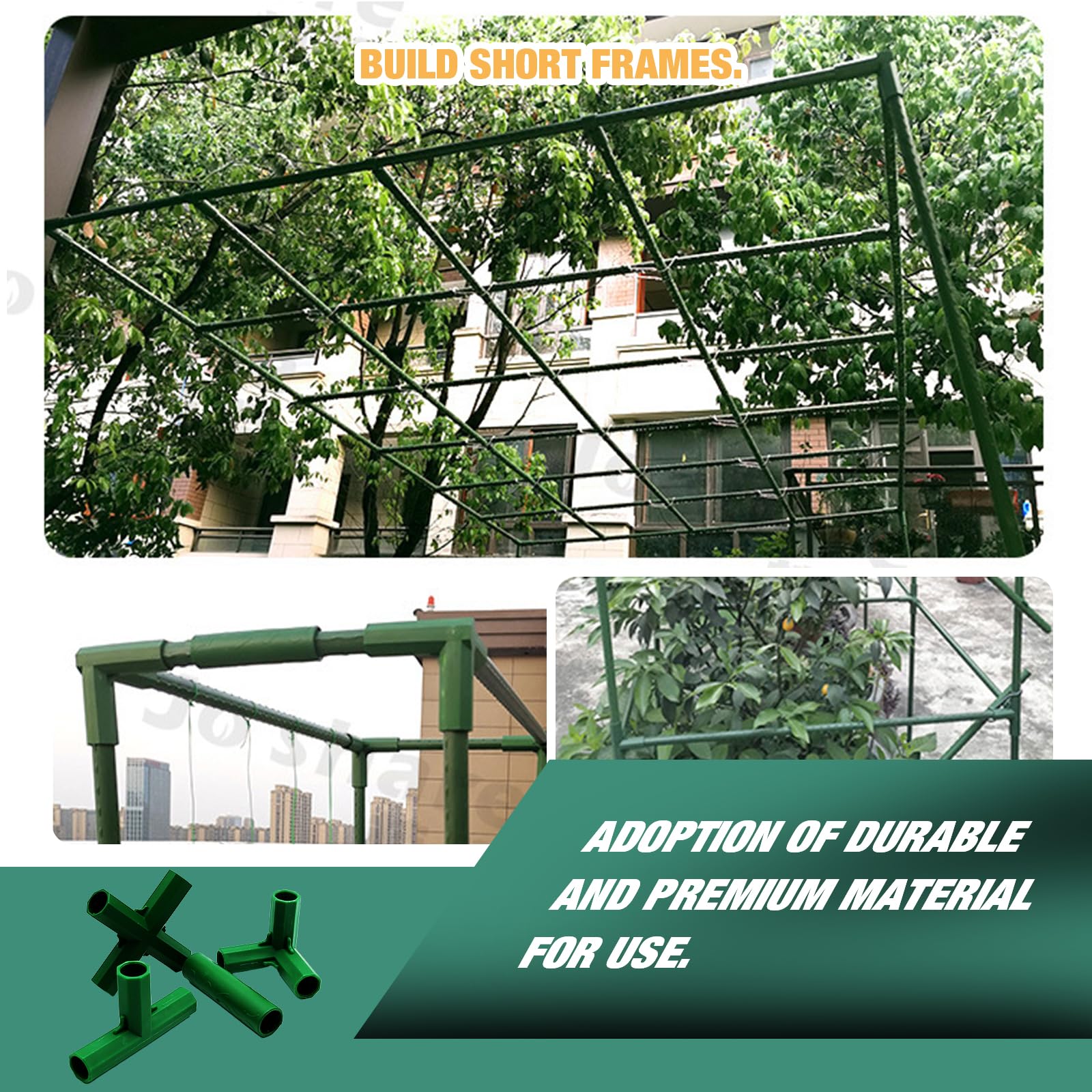 LIDSCURA 16mm-compatible connector set supports versatile garden configurations.