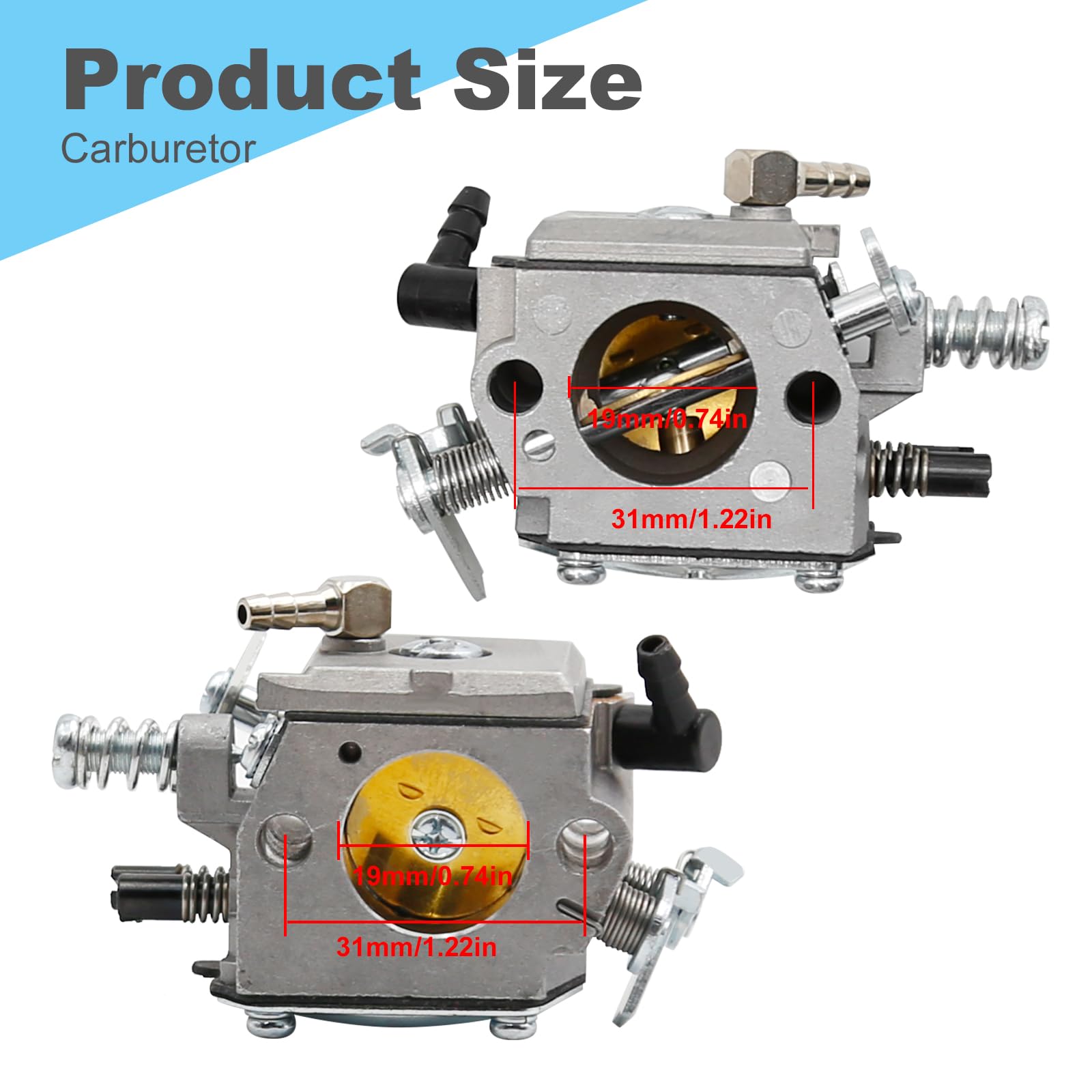 LIDSCURA CS590 carburetor kit installation guide helps quick setup