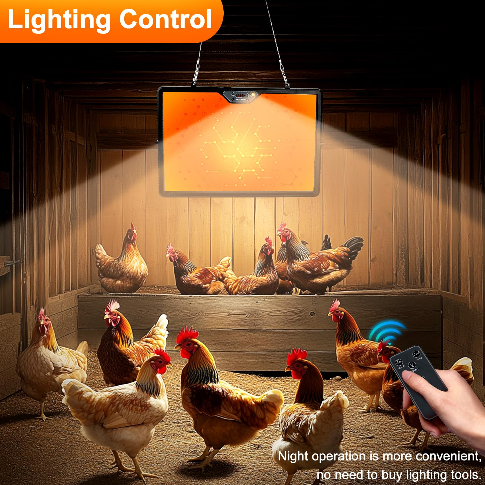 Lieberwell heater demonstrates 360-degree rotation for versatile positioning.