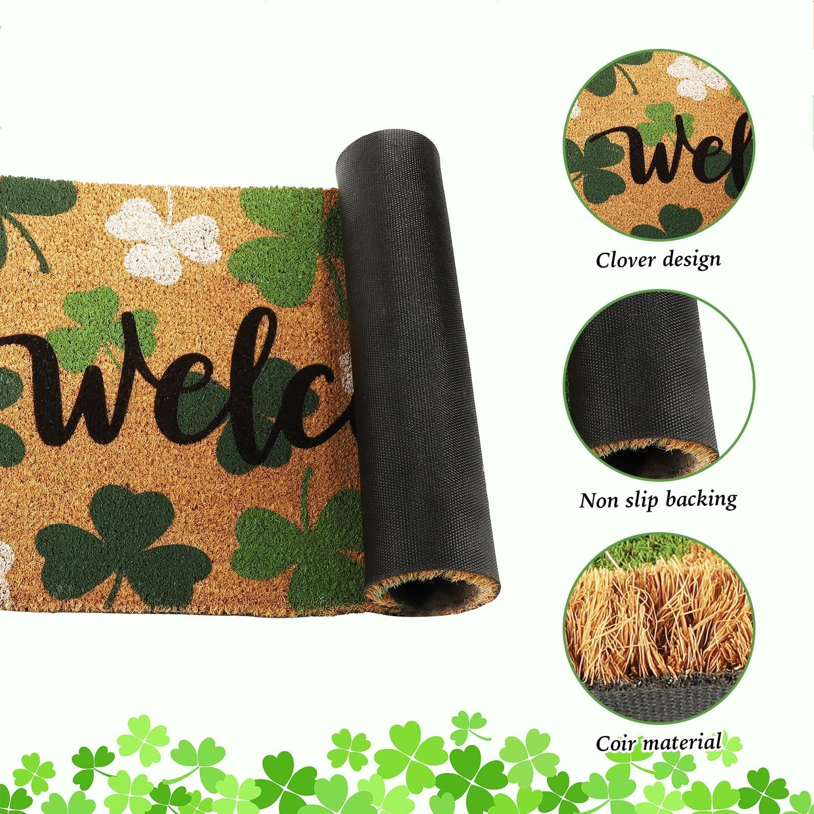 Liengoron Outdoor-friendly door mat is suitable for indoor or outdoor use.