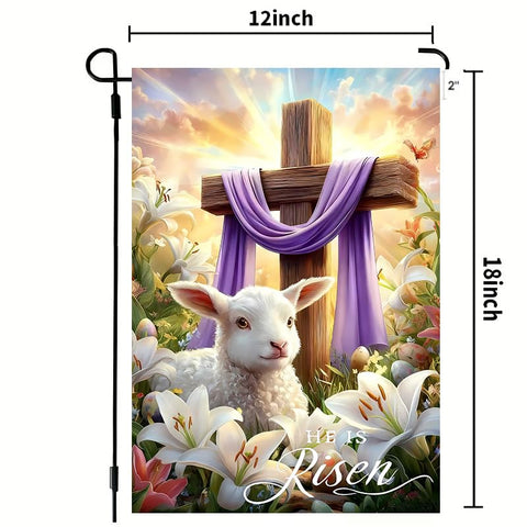 Lienzo-Fest outdoor flag withstands wind and rain while preserving color.
