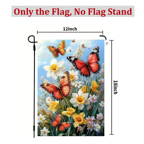 LienzoFest yard flag fits standard stands for quick setup