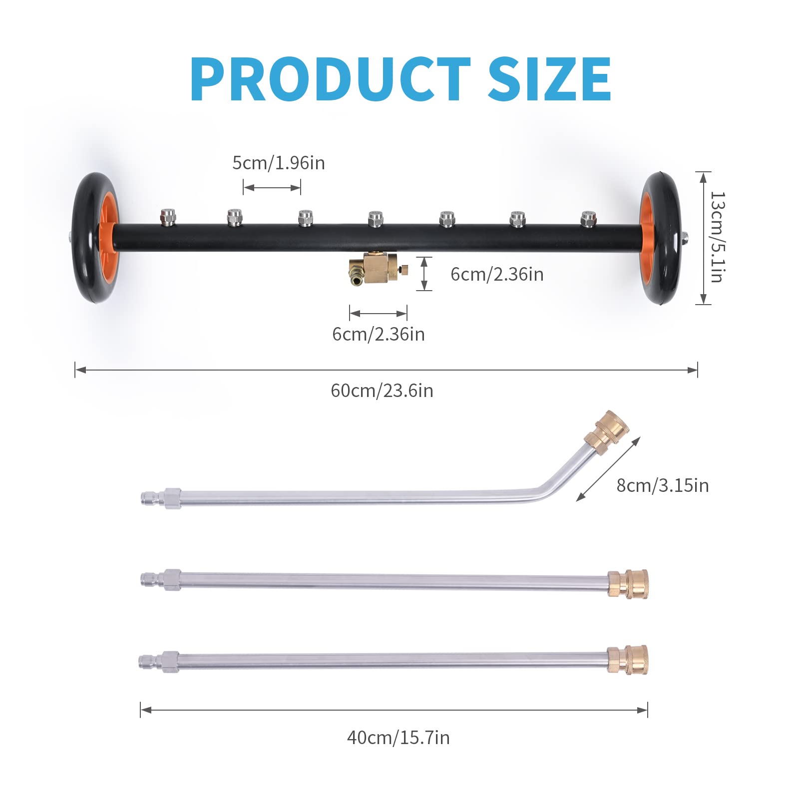 lifancy water broom mode cleans large surfaces like decks and driveways