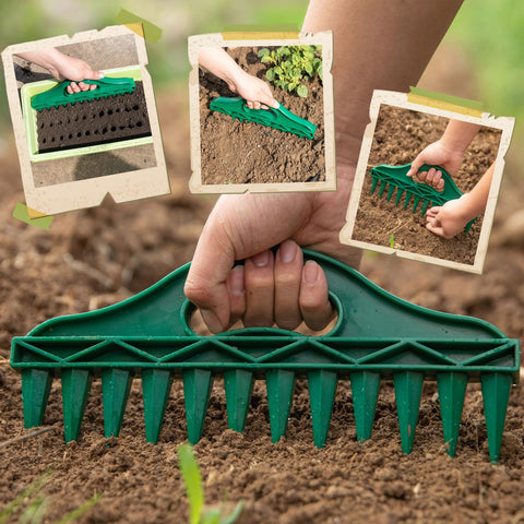LIFCIUSO loosening rake for soil prep and aeration