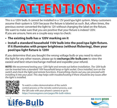 Life-Bulb color-changing LED creates customizable pool ambiance