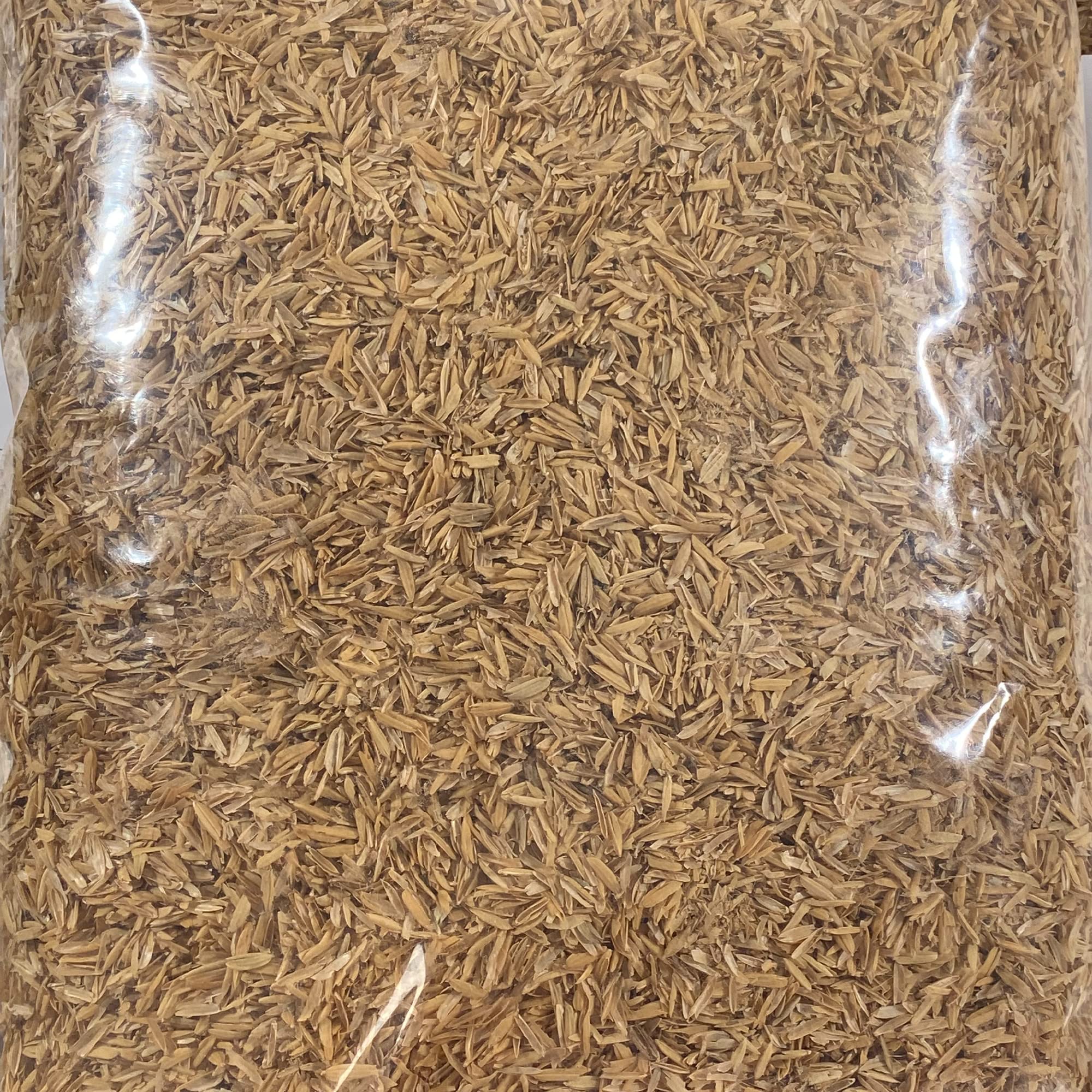 Life Cycle Organics 1-gallon bag of rice hulls for garden beds.
