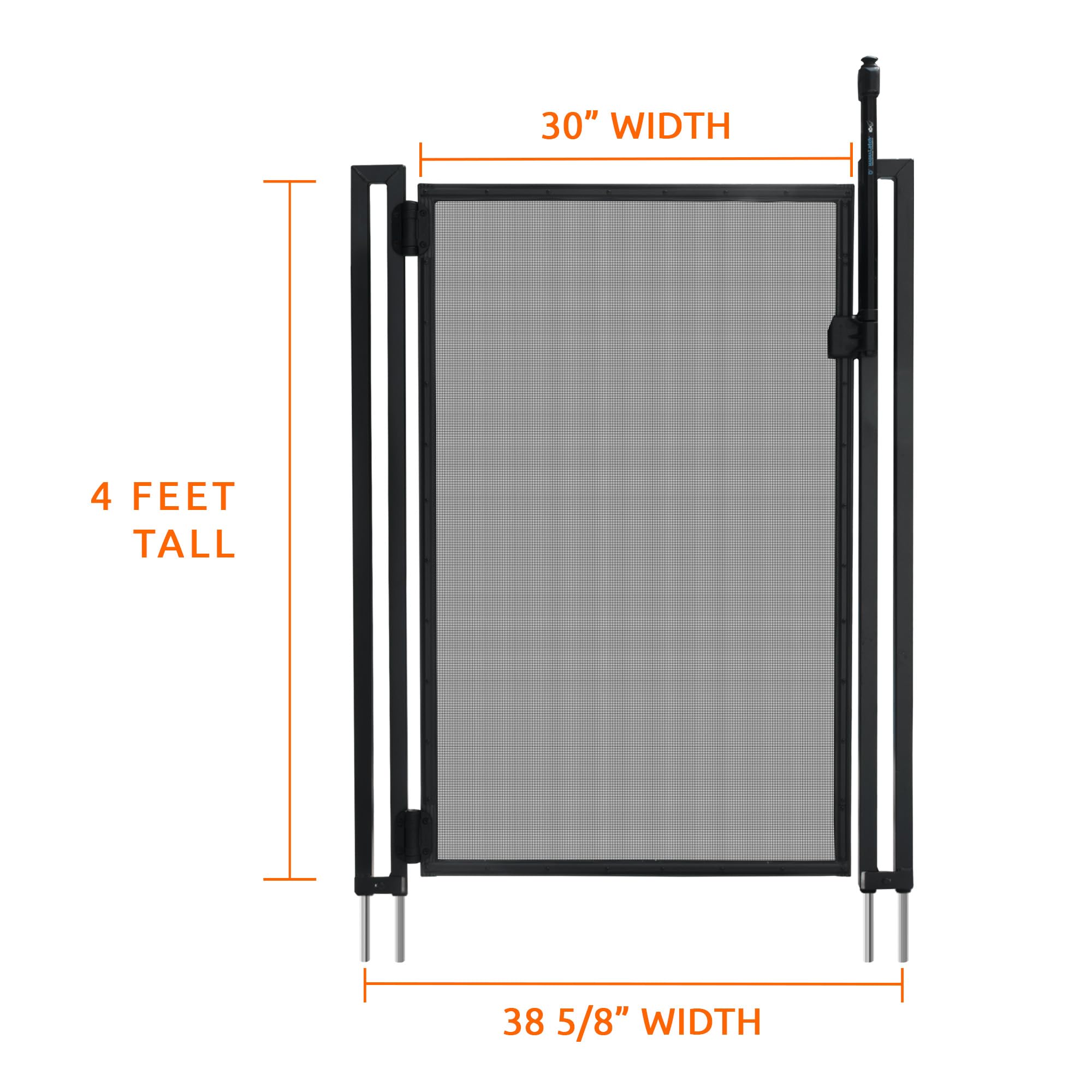 Life Saver Pool Fence DIY gate aluminum frame provides durable installation.