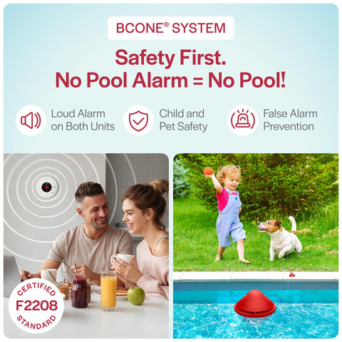 Lifebuoy BCONE alarm siren active signaling alert.