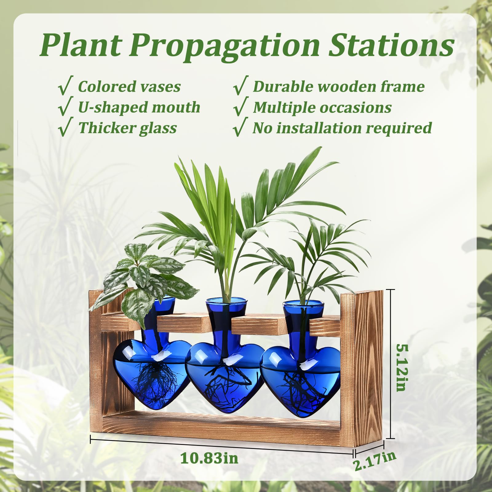 Lifecapido heart-shaped vases make a thoughtful gift for plant lovers.