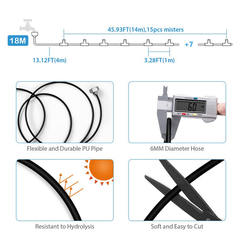 lifeegrn brass adapter enables quick, secure connections for reliable misting performance.