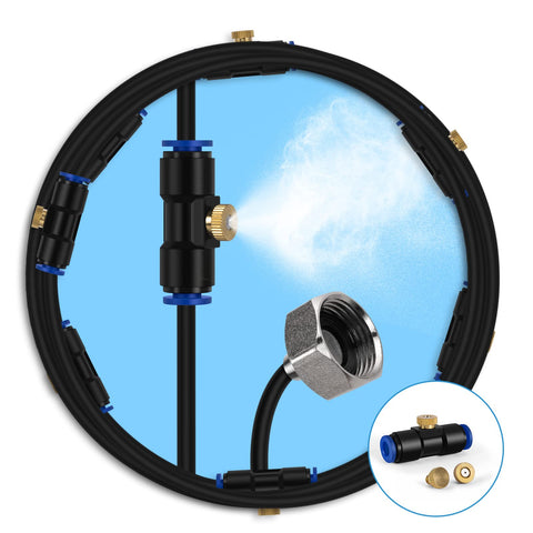 Lifeegrn misting line cools outdoor spaces with refreshing patio comfort