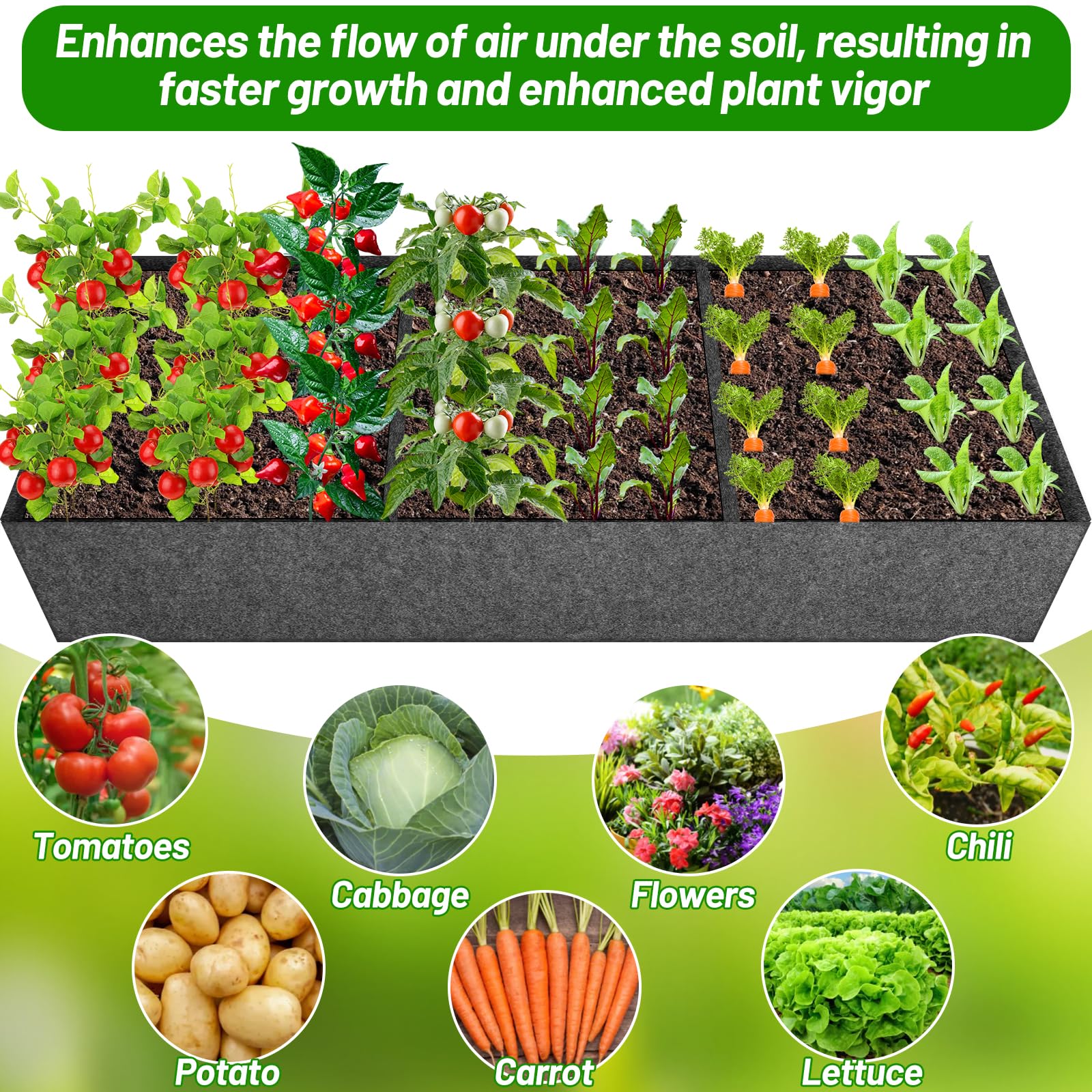 LifeisLuck Vertical Garden Space-Saving Design optimizes light and airflow in small spaces.