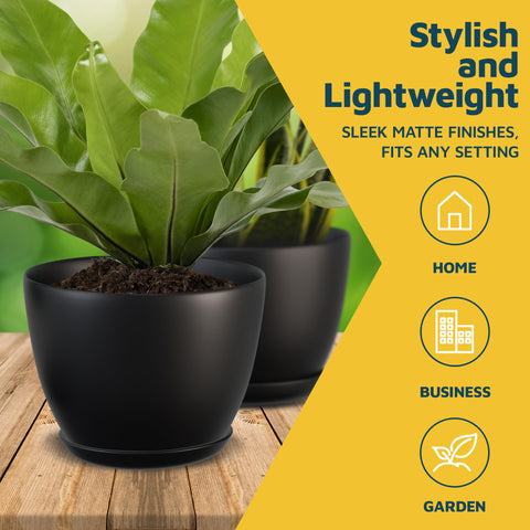 Lifemaster five-size collection fits diverse plants from succulents to shrubs.
