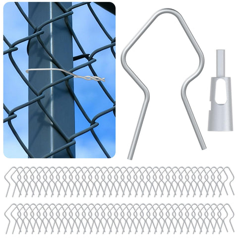 LIFENCE 100-pack T-Post Clips ready for quick fence installations on farms.