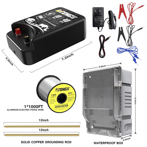 LIFENCE AC/DC 2 in 1 power supply side view compact weather-ready unit