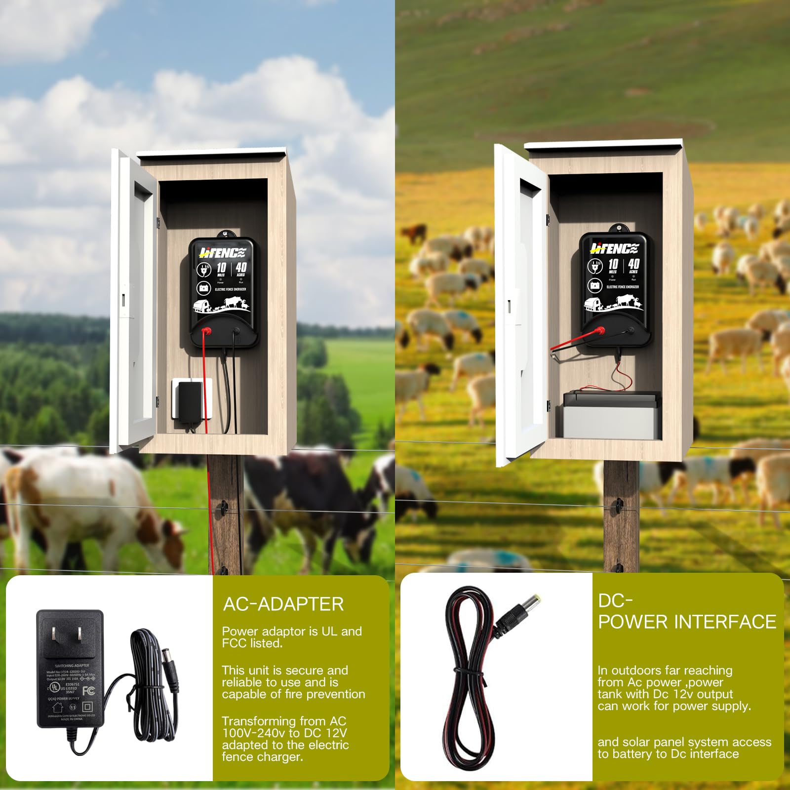 LIFENCE solar and AC power option supports remote locations
