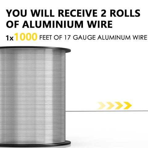 LIFENCE aluminum fence wire on reel for easy installation and adjustments