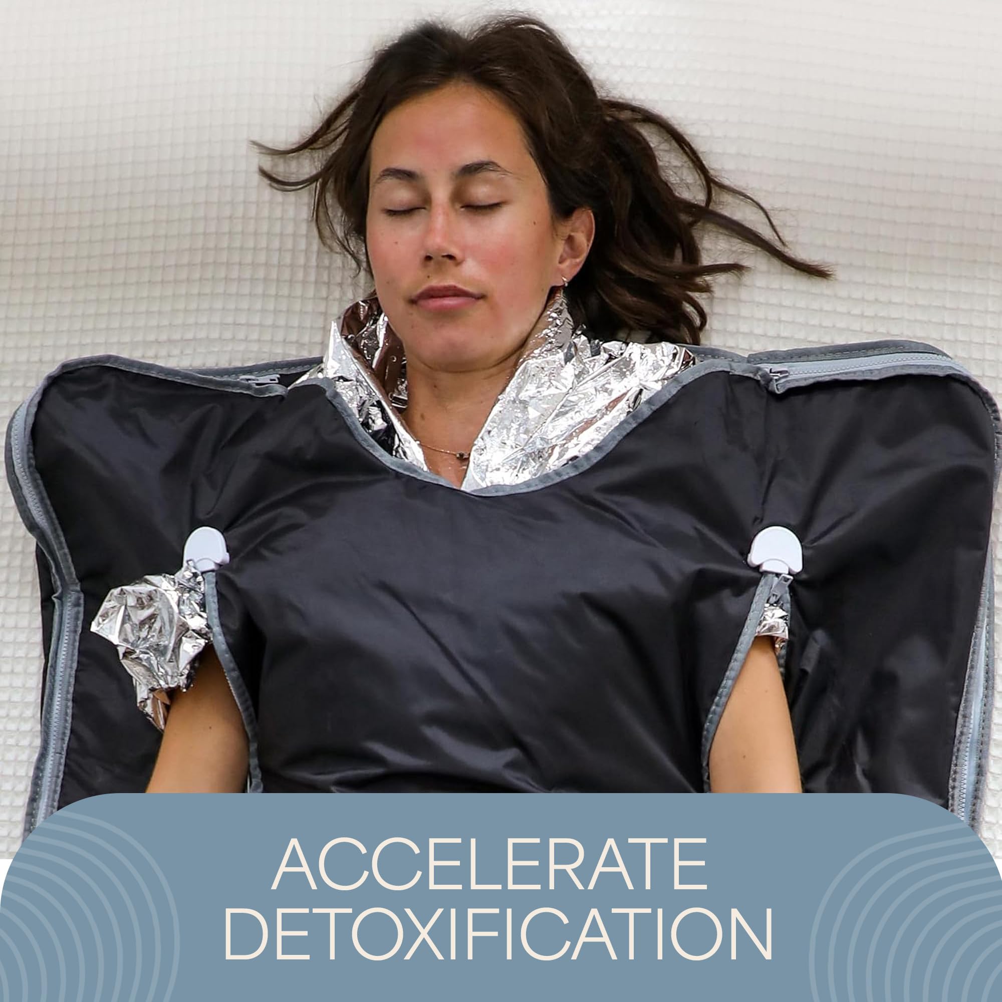 LifePro non-toxic disposable wrap for sauna blanket sessions.