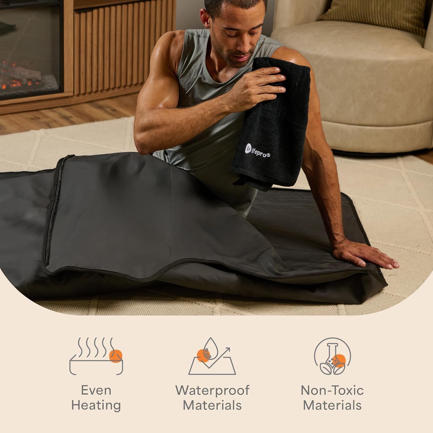 LifePro RejuvaWrap includes disposable wraps for extra warmth and easier cleaning.