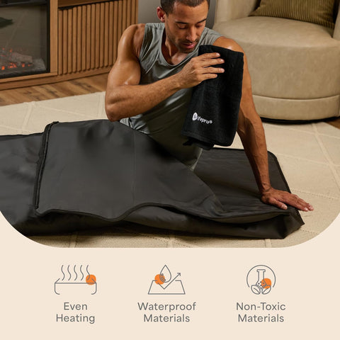 LifePro RejuvaWrap includes disposable wraps for extra warmth and easier cleaning.