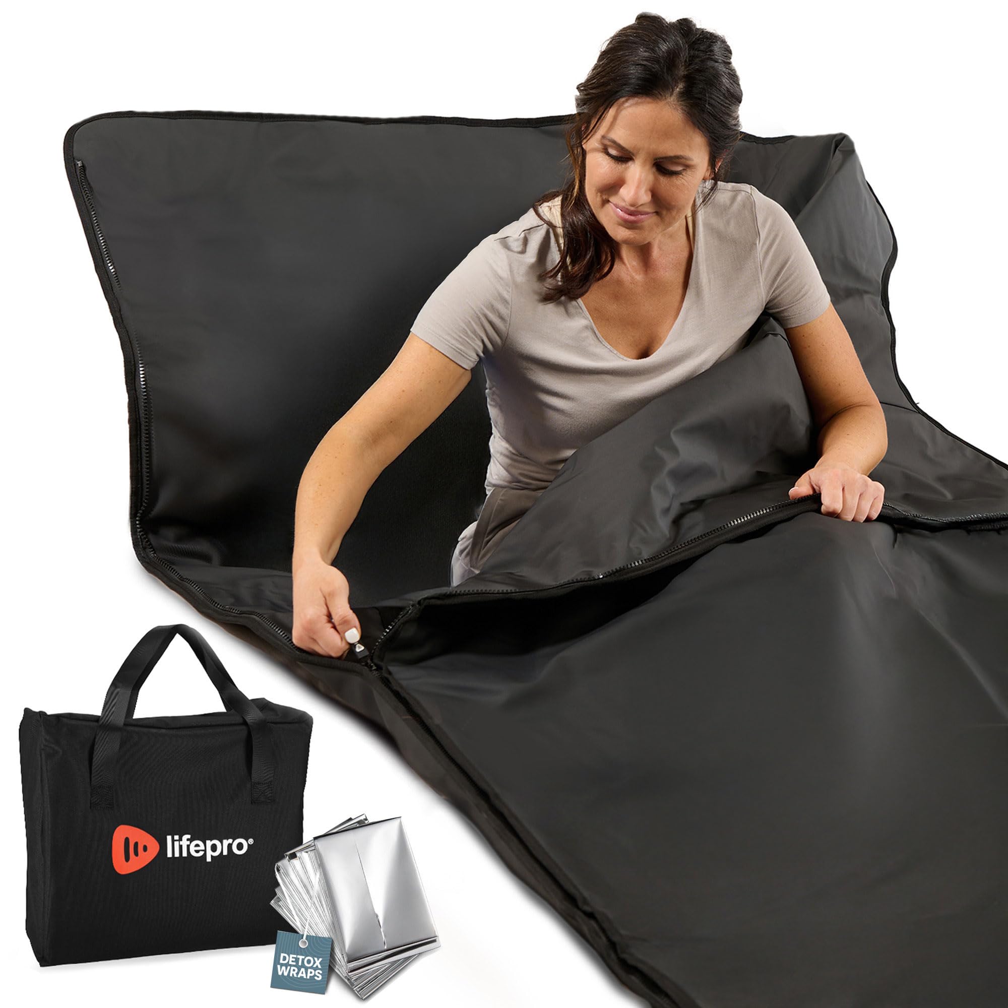 LifePro RejuvaWrap full-coverage design offers full-body warmth and even heat distribution.