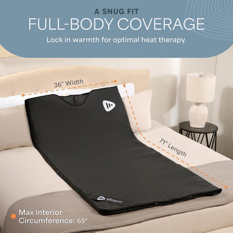 LifePro RejuvaWrap waterproof interior keeps surfaces easy to wipe clean.