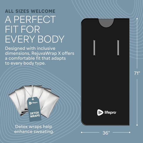 LifePro RejuvaWrap carry bag included for home or travel use
