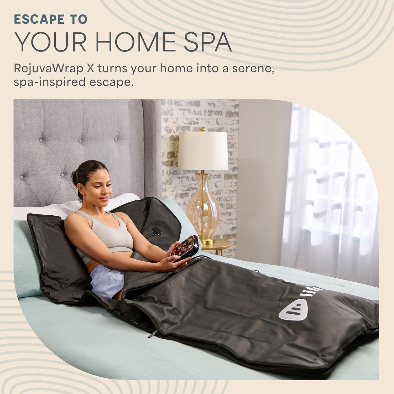 LifePro RejuvaWrap with five disposable wraps for enhanced warmth