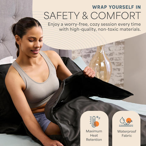 LifePro RejuvaWrap waterproof interior surface ready for quick cleaning