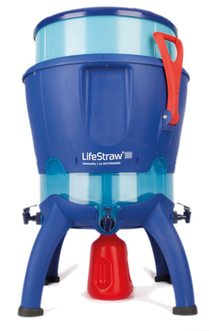 LifeStraw backwash handle feature demonstrates easy maintenance in the field