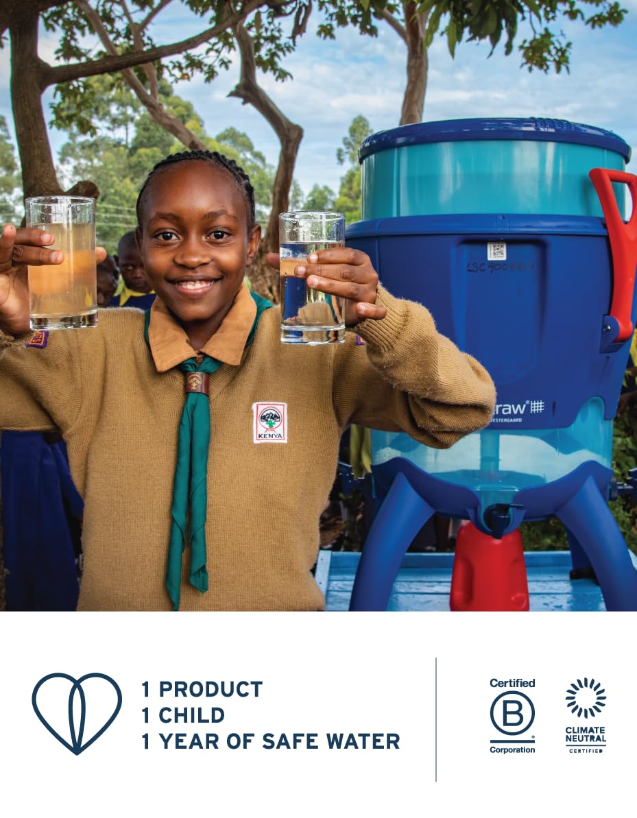 LifeStraw high-capacity 13-gallon design supports longer use between refills